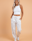 Camo Baggy Drawstring Jogger Sweatpants