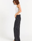 The Rebel Wide Leg - Carbon