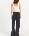 The Rebel Wide Leg - Carbon