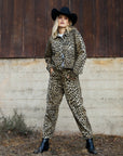 TARE BARREL PANT IN LEOPARD