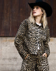 LEOPARD TWILL SHACKET