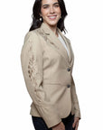 Embroidered Blazer - PL-733