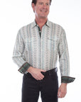 Tencel Diamond Print Shirt