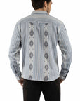 Double Knit Diamond Stripe Shirt