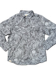 1950s Inspired Hawaiian Floral Long Sleeve Western Shirt