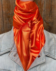 35X35" Solid Orange Wild Rag / Scarf WRS20
