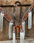 Whipstitch AB Browband/One Ear Tack Set with Wither Strap