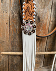 Whipstitch AB Browband/One Ear Tack Set with Wither Strap
