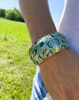 Green Animal Print Fashion Cuff XI137