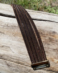 Brown Shimmer Fashion Leather Bracelet XI100