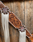 Whipstitch AB Browband/One Ear Tack Set with Wither Strap