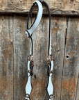 White Pearl One Ear/ Breastcollar Tack Set