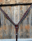 Floral Scalloped Dark Oil Breastcollar