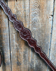 Floral Scalloped Dark Oil Breastcollar