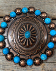 Copper Turquoise Oval Berry Jacket