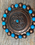 Copper Turquoise Concho Berry Jacket