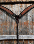Foxtail and Copper Browband/One Ear Headstall & Breastcollar Tack Set