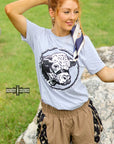 Happy Hereford Tee- GREY