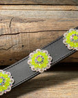 DC18- Neon Concho Dog Collar