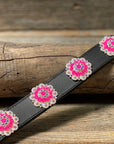 DC18- Neon Concho Dog Collar