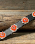 DC18- Neon Concho Dog Collar