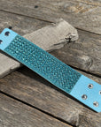 Western Suede Leather Bling Fashion Bracelets - Assorted Colors