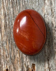 1" Oval Cabochon Stone Concho - Turquoise, Fuchsia, Rust, Blue, Sage, Lapis, White, Green