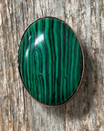 1" Oval Cabochon Stone Concho - Turquoise, Fuchsia, Rust, Blue, Sage, Lapis, White, Green