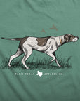 Pointer Hunting Dog Pocket T-Shirt - Pine