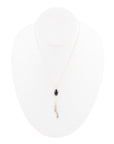 Double Or Nothing Quill Onyx and Sterling Silver Necklace