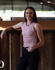 RIBBED ALL-IN-ONE TANK | ROSE LEOPARD