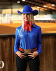 ROYAL SPARKLE PERFORMANCE RODEO SHIRT