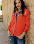 Dale Evans Button Up