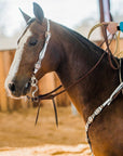 White Pearl One Ear/ Breastcollar Tack Set