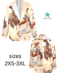 Yeehaw Cowboy Vintage Western Retro Blazer