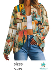 Baha Ranch Colores de Mexico Pictures of the Southwest Drop Shoulder Cardigan