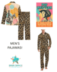 Baha Ranch Retro Pop Western Leopard Cowboy Pajamas