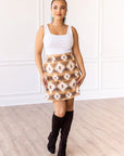 Rio Rancho Aztec Faux Suede Skirt