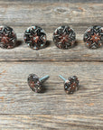 Starburst Antique Silver Western Concho W185