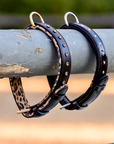Halter Ego® Black Leather Safari Dog Collar
