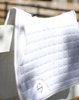 Satin Classic Jump Competition Saddle Pad - White