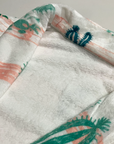 White Aztec Women's Western Bath Robe