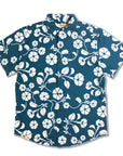 Print Navy Blue Pareo With EnvironmentallyResponsible Recycled Poly Fabric UPF50
