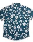 Print Navy Blue Pareo With EnvironmentallyResponsible Recycled Poly Fabric UPF50