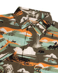 Mauka To Makai Print Recycled Polyester Hawaiian Aloha Shirt With UPF Protection