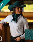 TEAL WILD RAG