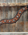 Floral Tripping Copper Turquoise Collar