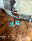 Turquoise Flower Stud Earring