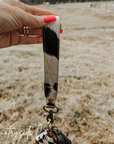 The Sidekick Checkered Mini Wallet Keychain