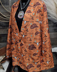 Baha Ranch Cowboy Things Womens Western Blazer
